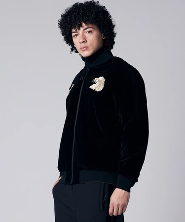 TAION (ﾀｲｵﾝ) - JPNSP REVERSIBLE SKAJAN DOWN JACKET (ｼﾞｬﾊﾟﾝｽﾍﾟｼｬﾙ ﾘﾊﾞｰｼﾌﾞﾙｽｶｼﾞｬﾝﾀﾞｳﾝｼﾞｬｹｯﾄ) TAION-JK04JS ﾕﾆｾｯｸｽ