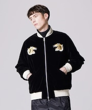 TAION (ﾀｲｵﾝ) - JPNSP REVERSIBLE SKAJAN DOWN JACKET (ｼﾞｬﾊﾟﾝｽﾍﾟｼｬﾙ ﾘﾊﾞｰｼﾌﾞﾙｽｶｼﾞｬﾝﾀﾞｳﾝｼﾞｬｹｯﾄ) TAION-JK04JS ﾕﾆｾｯｸｽ