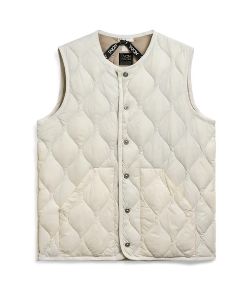 TAION (ﾀｲｵﾝ) - MILITARY CREW NECK DOWN VEST (ﾐﾘﾀﾘｰｸﾙｰﾈｯｸﾀﾞｳﾝﾍﾞｽﾄ) TAION-004ALSBML-1 ﾕﾆｾｯｸｽ