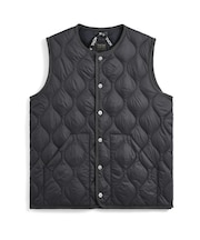 TAION (ﾀｲｵﾝ) - MILITARY CREW NECK DOWN VEST (ﾐﾘﾀﾘｰｸﾙｰﾈｯｸﾀﾞｳﾝﾍﾞｽﾄ) TAION-004ALSBML-1 ﾕﾆｾｯｸｽ