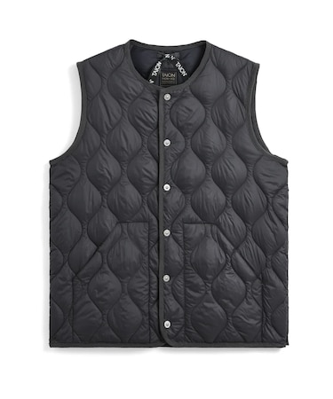 TAION (ﾀｲｵﾝ) - MILITARY CREW NECK DOWN VEST (ﾐﾘﾀﾘｰｸﾙｰﾈｯｸﾀﾞｳﾝﾍﾞｽﾄ) TAION-004ALSBML-1 ﾕﾆｾｯｸｽ