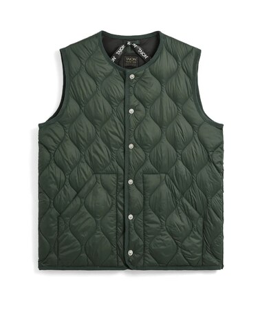 TAION (ﾀｲｵﾝ) - MILITARY CREW NECK DOWN VEST (ﾐﾘﾀﾘｰｸﾙｰﾈｯｸﾀﾞｳﾝﾍﾞｽﾄ) TAION-004ALSBML-1 ﾕﾆｾｯｸｽ