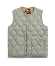 TAION (ﾀｲｵﾝ) - MILITARY CREW NECK DOWN VEST (ﾐﾘﾀﾘｰｸﾙｰﾈｯｸﾀﾞｳﾝﾍﾞｽﾄ) TAION-004ALSBML-1 ﾕﾆｾｯｸｽ