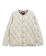 TAION (タイオン) - MILITARY CREW NECK DOWN JACKET (ミリタリークルーネックダウンジャケット ソフトシェル) TAION-104ALSBML-1 ユニセックス