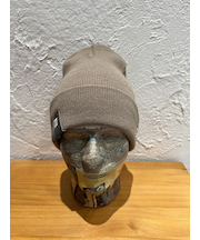 NEW ERA (ニューエラ) - BASIC CUFF KNIT (ベーシック カフ ニット ベージュ ホワイトフラッグ)