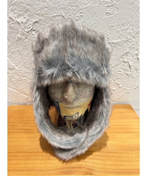 NEW ERA (ﾆｭｰｴﾗ) - THE TRAPPER WOOL WOOL (ｻﾞ・ﾄﾗｯﾊﾟｰ ｳｰﾙ ﾌﾞﾗｯｸ