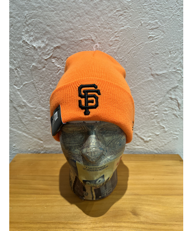 NEW ERA (ﾆｭｰｴﾗ) - BASIC CUFF KNIT MLB TEAM LOGO SF (ﾍﾞｰｼｯｸ ｶﾌ ﾆｯﾄ ﾁｰﾑ ﾛｺﾞ ｻﾝﾌﾗﾝｼｽｺ･ｼﾞｬｲｱﾝﾂ)