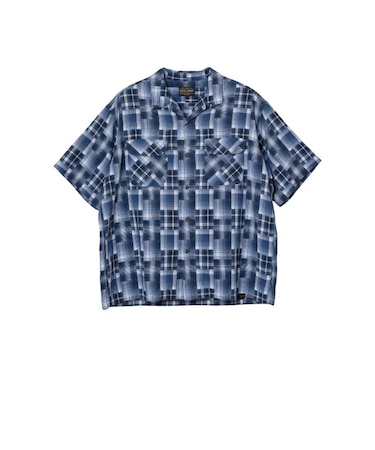 PENDLETON (ﾍﾟﾝﾄﾞﾙﾄﾝ) - OPEN COLLAR SHIRT S/S (ｵｰﾌﾟﾝｶﾗｰｼｬﾂ ｼｮｰﾄｽﾘｰﾌﾞ) 6275-4000