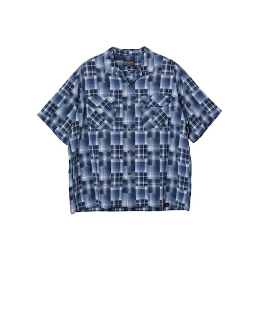 PENDLETON (ﾍﾟﾝﾄﾞﾙﾄﾝ) - OPEN COLLAR SHIRT S/S (ｵｰﾌﾟﾝｶﾗｰｼｬﾂ ｼｮｰﾄｽﾘｰﾌﾞ) 6275-4000