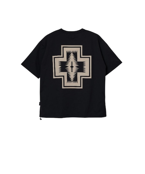 かよアパルトモン  ペンドルトン ✖︎  ブルックスブラザーズ コラボ W PENDLETON (ﾍﾟﾝﾄﾞﾙﾄﾝ) - BACK PRINT TEE (ﾊﾞｯｸﾌﾟﾘﾝﾄﾃｨｰ) 6275-4010