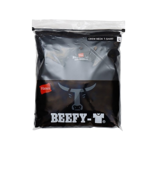 HANES(ﾍｲﾝｽﾞ) - BEEFY-T (ﾋﾞｰﾌｨｰﾃｨｰ ｸﾙｰﾈｯｸﾃｨｰｼｬﾂ ) HM1-D001