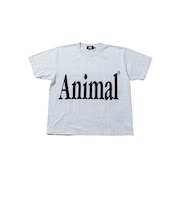 STUDIO ANIMALS (ｽﾀｼﾞｵｱﾆﾏﾙｽﾞ) - ANIMALS LETTER T-SHIRT SOLID PRINT WA0001-T26S