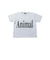 STUDIO ANIMALS (ｽﾀｼﾞｵｱﾆﾏﾙｽﾞ) - ANIMALS LETTER T-SHIRT SOLID PRINT WA0001-T26S