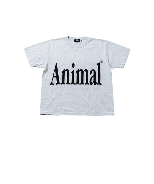 STUDIO ANIMALS (ｽﾀｼﾞｵｱﾆﾏﾙｽﾞ) - ANIMALS LETTER T-SHIRT SOLID PRINT WA0001-T26S