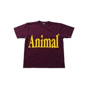 STUDIO ANIMALS (ｽﾀｼﾞｵｱﾆﾏﾙｽﾞ) - ANIMALS LETTER T-SHIRT SOLID PRINT WA0001-T26S