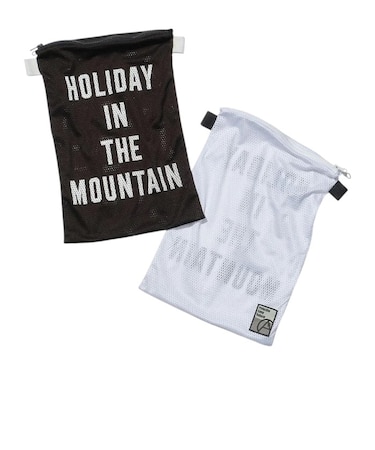MOUNTAIN RESERCH (ﾏｳﾝﾃﾝﾘｻｰﾁ) - MESH LAUNDRY BAG MTR4354 (ﾒｯｼｭ ﾗﾝﾄﾞﾘｰ ﾊﾞｯｸﾞ)