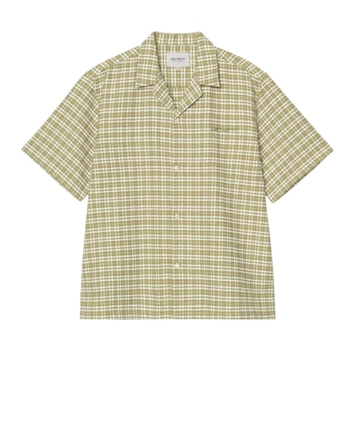 CARHARTT (ｶｰﾊｰﾄ) - S/S KANDER SHIRT (ｼｮｰﾄｽﾘｰﾌﾞｶﾝﾀﾞｰｼｬﾂ) I036194
