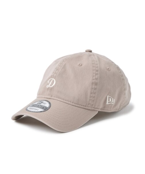 NEW ERA (ﾆｭｰｴﾗ) - 9TWENTY MLB BEIGE SWEAT BAND LA D LOGO  (920 MLB ﾍﾞｰｼﾞｭ ｽｳｪｯﾄ ﾊﾞﾝﾄﾞ ﾛｻﾝｾﾞﾙｽ･ﾄﾞｼﾞｬｰｽ ﾃﾞｨｰﾛｺﾞ)