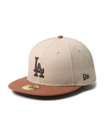 NEW ERA (ニューエラ) - 59FIFTY MOCHA MOUSSE MLB LA (5950 モカ ムース MLB ロサンゼルス・ドジャース)