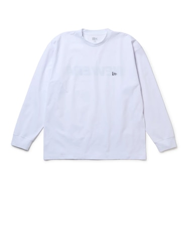 NEW ERA (ﾆｭｰｴﾗ) - ﾕｰﾃｨﾘﾃｨｰ ｵｰﾊﾞｰｻｲｽﾞﾄﾞ L/STｼｬﾂ Wordmark Logo WHI 14774268