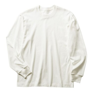 HANES (ヘインズ) - T-SHIRTS SHIRO クルーネックロングスリーブTシャツ HM4-D201