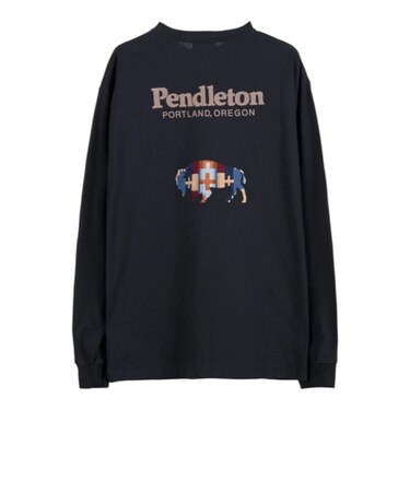 PENDLETON (ペンドルトン) - BACK PRINT+EMB L/S TEE (バックプリント×EMBロングスリーブティー) 6475-5015