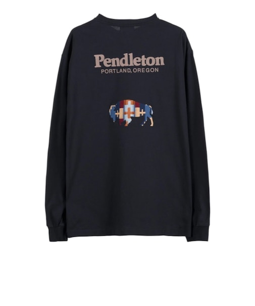 PENDLETON (ペンドルトン) - BACK PRINT+EMB L/S TEE (バックプリント×EMBロングスリーブティー) 6475-5015