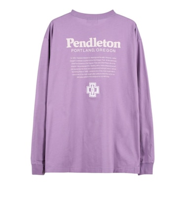PENDLETON (ペンドルトン) - BACK PRINT+EMB L/S TEE (バックプリント×EMBロングスリーブティー) 6475-5015