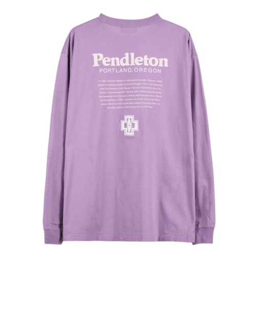 PENDLETON (ペンドルトン) - BACK PRINT+EMB L/S TEE (バックプリント×EMBロングスリーブティー) 6475-5015