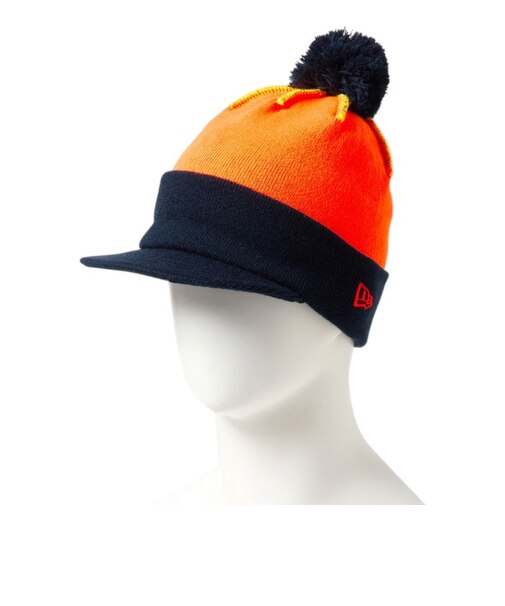 NEW ERA (ニューエラ) - POM PON VISOR KNIT Powered by GORO(MIN-NANO)(ポンポン バイザーニット ミンナノ バイ ゴローナカツガワ)