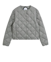 TAION (タイオン) - CREW NECK TAPERED ZIP DOWN JACKET (クルーネックテーパードジップダウンジャケット) W104BCI-TD