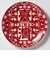 Beautiful Formosa Patterned プレート/ Red