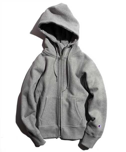 Champion×FREAK'S STORE/チャンピオン×フリークスストア　別注ウインドストッパー リバースウィーブ フルジップパーカー　