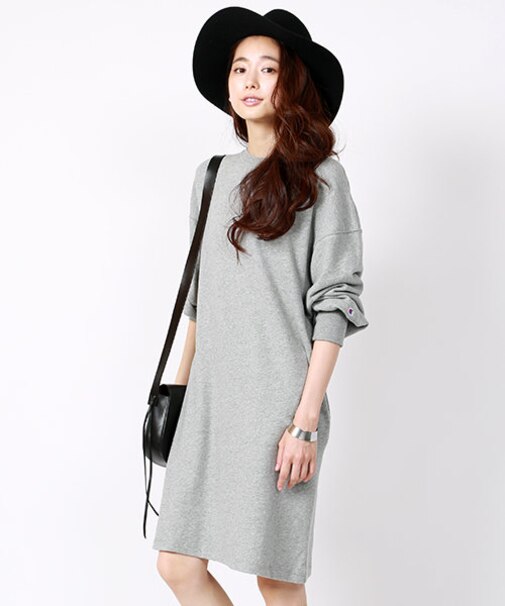 チャンピオン×フリークスストア　別注ボリュームスリーブワンピース