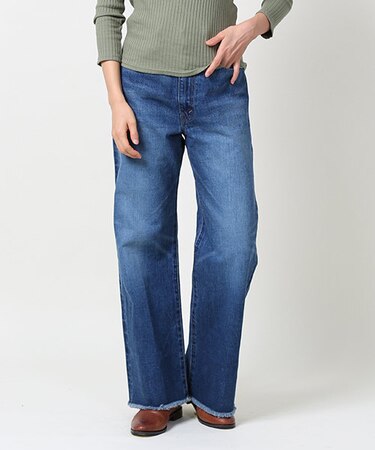 Americana/アメリカーナ ハイウエストカットオフデニム