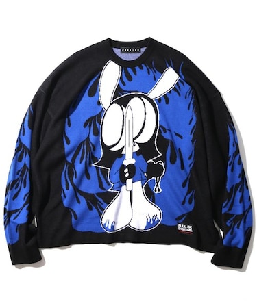 FULL-BK SYSTEMS×SKOLOCT/フルビーケーシステム SKOLOCT FUDO MYOO KNIT/スコロクト 不動明王ニット
