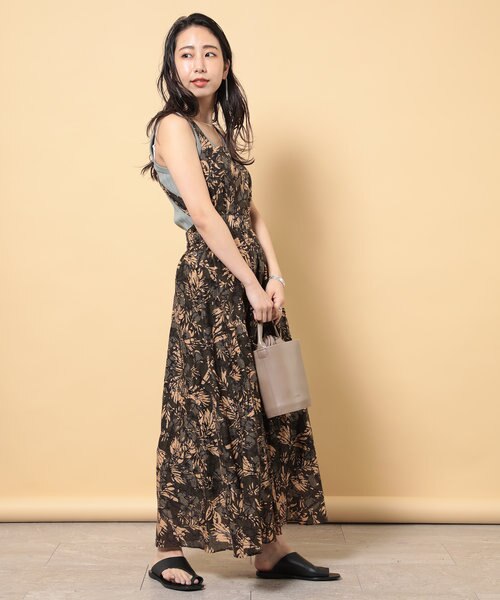 バティック柄ワンピース｜フリークスストアの通販｜&mall（アンド
