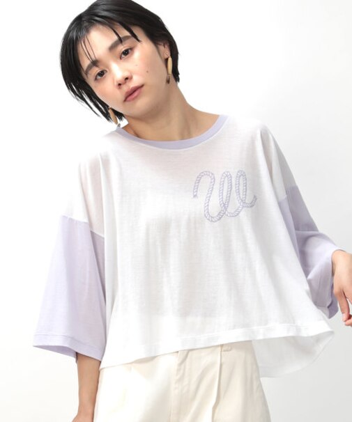 FILL THE BILL×Wrangler×FREAK'S STORE/フィルザビル×ラングラー 別注ロゴプリントトップス