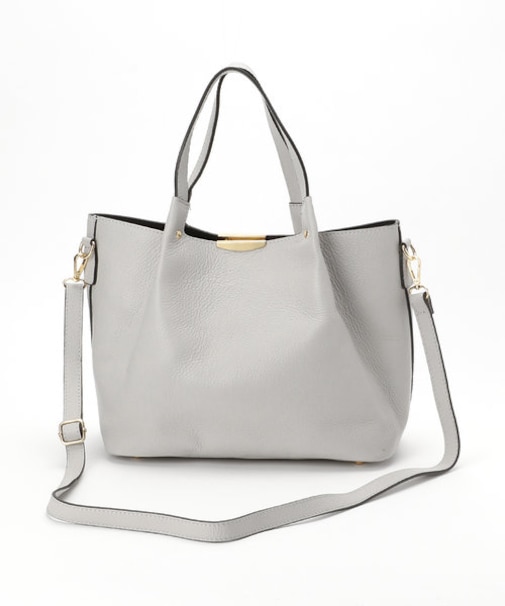 【WEB限定】AULENTTI/オウレンティ　ポーチ付きトートバッグ