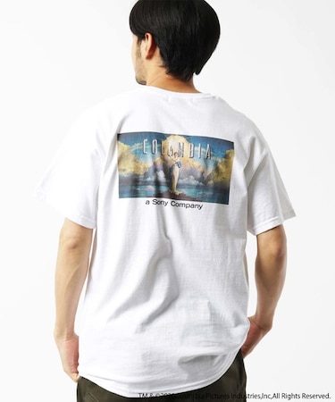 Columbia Pictures PHOTO T-SHIRT/コロンビアピクチャーズ ビッグシルエットバックプリントフォトTシャツ