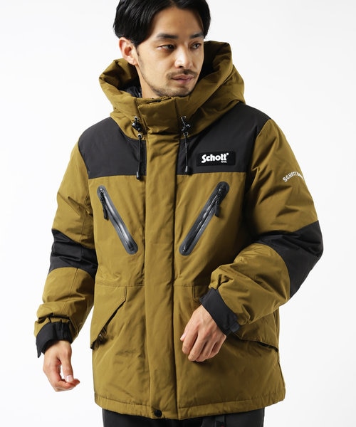 Schott / ショット 別注 2TONE DOWN JACKET / ツートンダウンジャケット ｜フリークスストアの通販｜&mall（アンドモール）三井ショッピングパーク公式通販