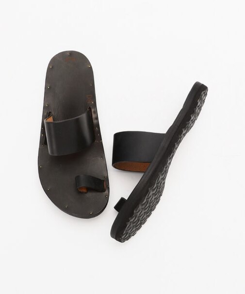 JUTTA NEUMANN/ユッタ ニューマン　HERMES with Birkenstock sole/エルメス レザーサンダル
