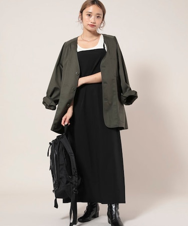 THOUSAND MILE × FREAK'S STORE/サウザンドマイル　エプロンキャミワンピース