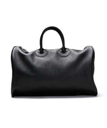 YOUNG & OLSEN/ヤングアンドオルセン　EMBOSSED LEATHER BOSTON M/エンボスレザーボストンバッグM