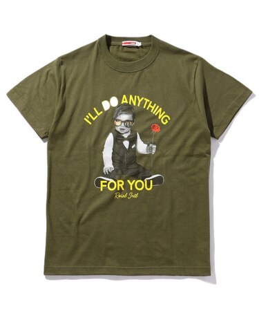 WEB限定 roial/ロイアル 別注Rose Baby プリントTシャツ