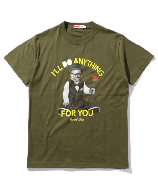 WEB限定 roial/ロイアル 別注Rose Baby プリントTシャツ