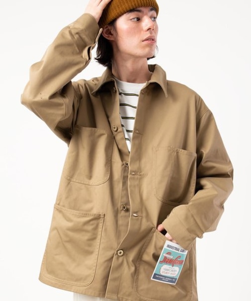 COVERALL JACKET/カバーオール/ワーク ジャケット/ビックシルエット