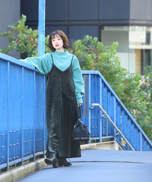 ベロアキャミワンピース｜フリークスストアの通販｜&mall