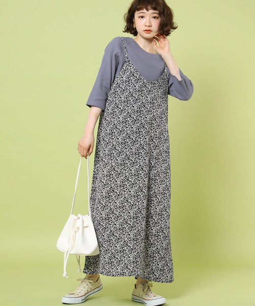 フラワープリントキャミワンピース｜フリークスストアの通販｜&mall