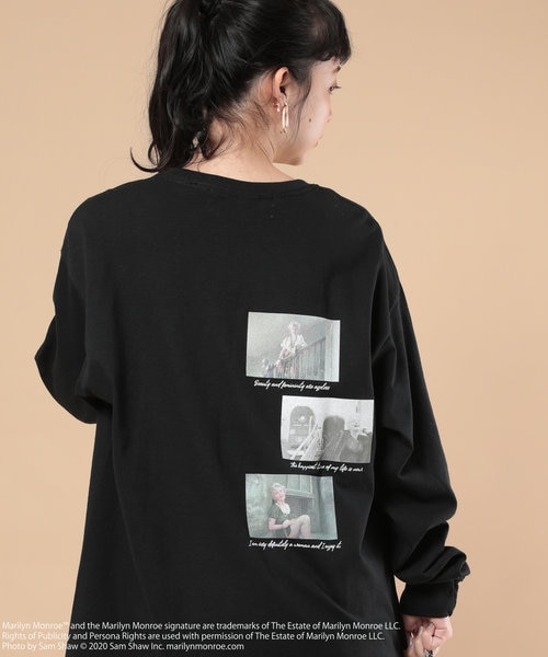 LONG SLEEVE TEE Marilyn Monroe2/ロングスリーブTシャツ